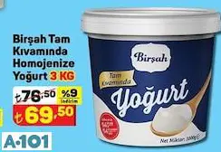 BİRŞAH HOMOJENİZE YOĞURT
